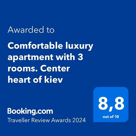 Comfortable Luxury With 3 Rooms. Center Heart Of Kyiv